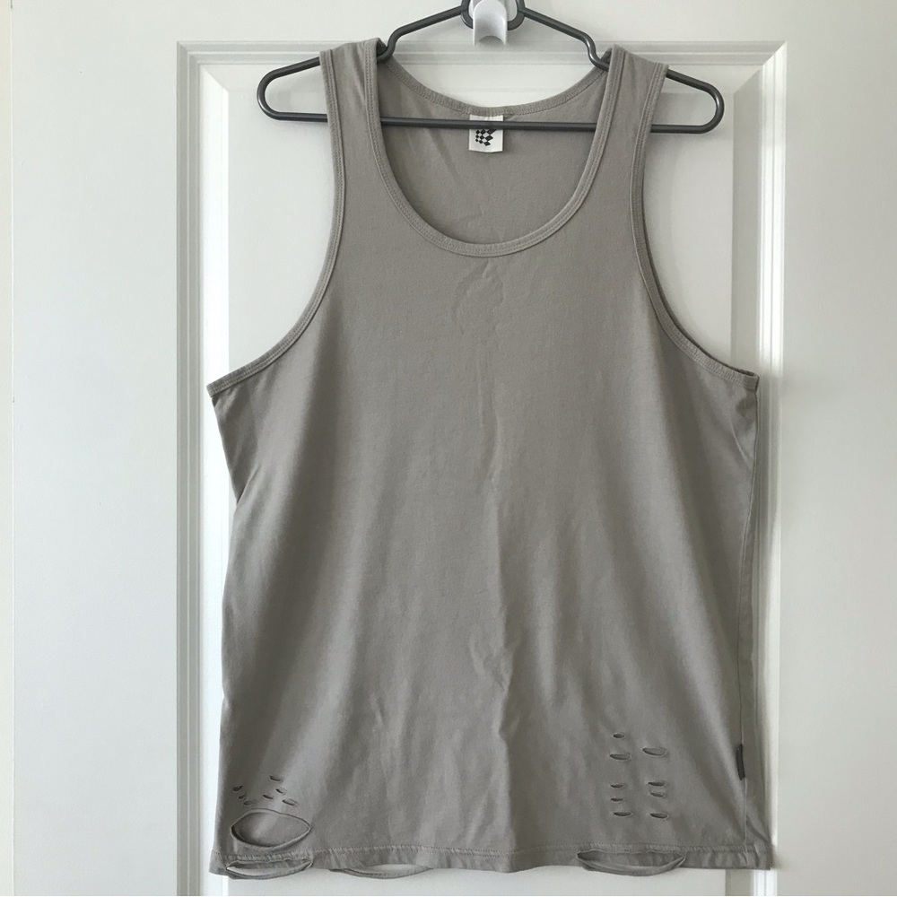 Jed North Tank Light Gray Sz M NWOT
